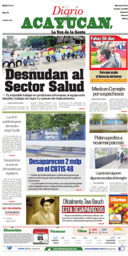 edici&oacute;n impresa - Diario de Acayucan