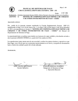 Circular Reglamentaria Externa DSP-153