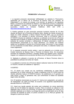 Seguro de vida - Banco Provincia