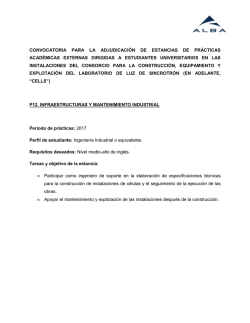 (P12) Infraestructuras y mantenimiento industrial