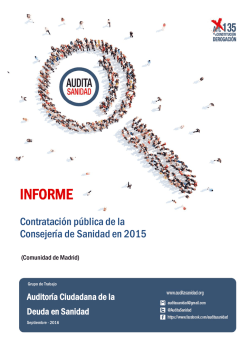 informe - Audita Sanidad