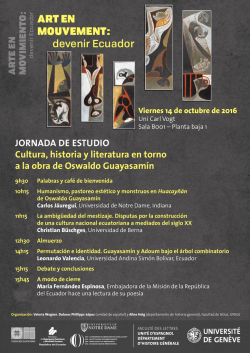 ART EN MOUVEMENT : devenir Ecuador