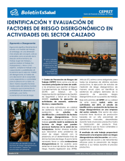 identificaci&oacute;n y evaluaci&oacute;n de factores de riesgo