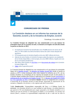 La Comisi&oacute;n destaca en un informe los avances de la