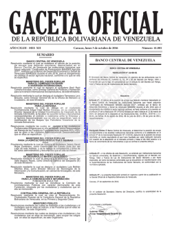 GACETA OFICILA LUNES 03-10-2016 - Juris-Line