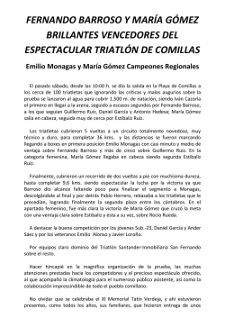 Cr&oacute;nica - Federaci&oacute;n C&aacute;ntabra PM y Triatlon