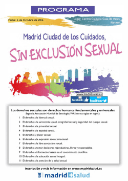 programa - Madrid Salud