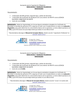 Instructivo Curso Renovaci&oacute;n Mercanc&iacute;as Peligrosas