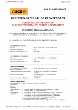 registro nacional de proveedores