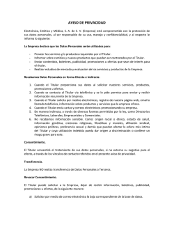 aviso de privacidad - Vescica Aparatolog&iacute;a M&eacute;dico Est&eacute;tica