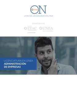 administraci&oacute;n de empresas licenciatura en l&iacute;nea
