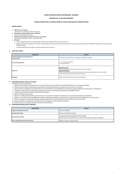 invermet proceso cas n&ordm; 022-2016-invermet convocatoria para la
