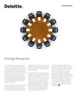 Proceso Entrega-Recepci&oacute;n