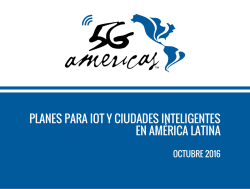 Planes para IoT y Ciudades Inteligentes en Am&eacute;rica Latina