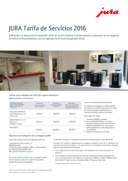 Descargar PDF Tarifa de Servicios
