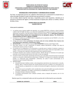 Declaro que le&iacute; y comprend&iacute; cada uno de los puntos de la