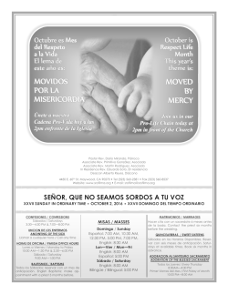 moved by mercy - Saint Rose of Lima Church &ndash; Maywood, CA