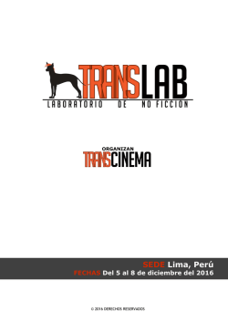 SEDE Lima, Per&uacute; - Festival Transcinema