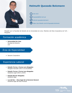 Helmuth Quezada Bolzmann