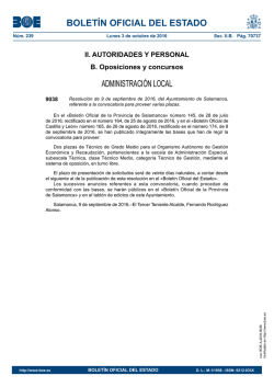 Disposici&oacute;n 9038 del BOE n&uacute;m. 239 de 2016