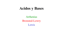 Acidos y Bases