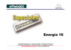 Especial Energia y calefaccion - Cluster de la Energ&iacute;a de Extremadura
