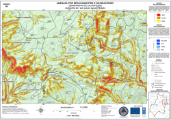 amenaza por deslizamientos e inundaciones