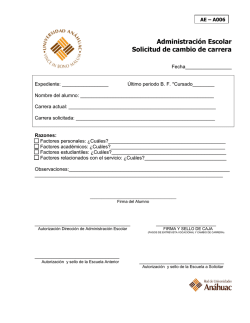 Solicitud de baja voluntaria