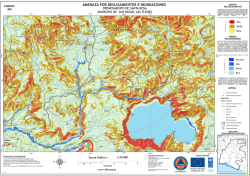 amenaza por deslizamientos e inundaciones