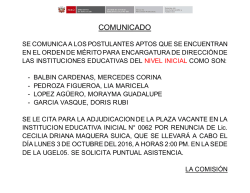 comunicado
