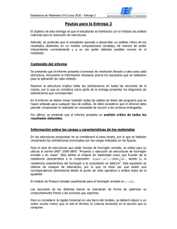 Pautas para la Entrega 2