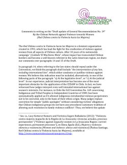 Red Chilena contra la Violencia hacia las Mujeres