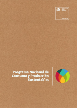 Programa Nacional de Consumo y Producci&oacute;n Sustentables