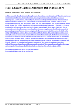 castillo abogados del diablo libro pdf