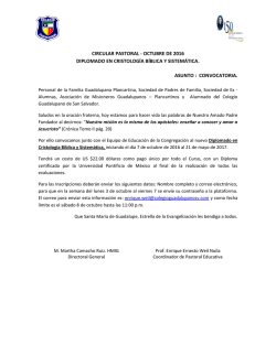 Abrir circular - Colegio Guadalupano