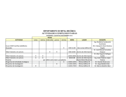 ACTIVIDADES COMPLEMENTARIAS