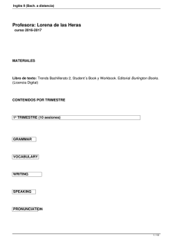 Ingl&eacute;s II (Bach. a distancia)