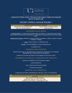 hockey world league round 1 - Campus Irapuato