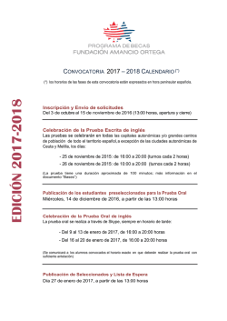 EDICI&Oacute; N 2017 -2018