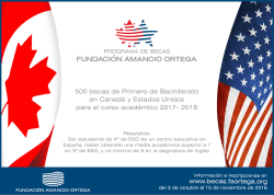 500 becas de Primero de Bachillerato en Canad&aacute; y Estados Unidos