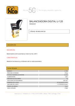 balanceadora digital u-120
