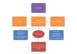 Patronato Claustro Director: D. Octavio Ariza S&aacute;nchez Secretar&iacute;a y