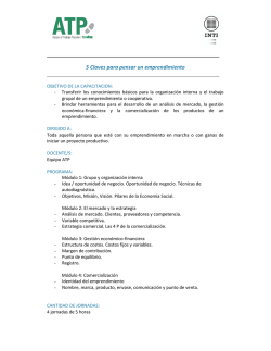 5 Claves para pensar un emprendimiento