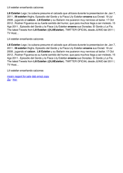 Lili estefan ense&ntilde;ando calzones