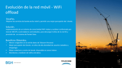 Evoluci&oacute;n de la red m&oacute;vil - WiFi offload