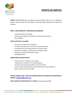 OFERTA DE EMPLEO
