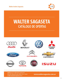 ofertas - Walter Sagaseta