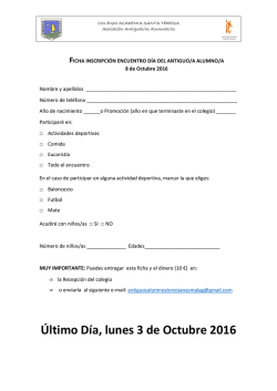 Ficha D&Iacute;A DEL ANTIGUO ALUMNO 2016