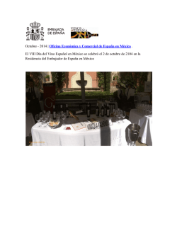 D&iacute;a del Vino Espa&ntilde;ol en M&eacute;xico 2014