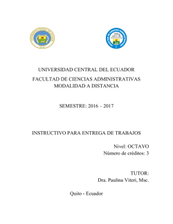 universidad central del ecuador facultad de ciencias administrativas